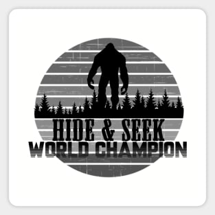 Bigfoot Hide & Seek World Champion Magnet